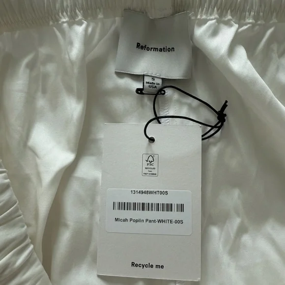 Reformation Micah Poplin Pant - Picture 4 of 8